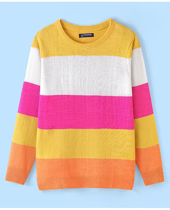 Orange and yellow striped sale sweater