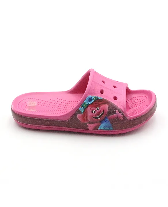 Buy Trolls Slides Pink for Girls 4 4Years Online Shop at