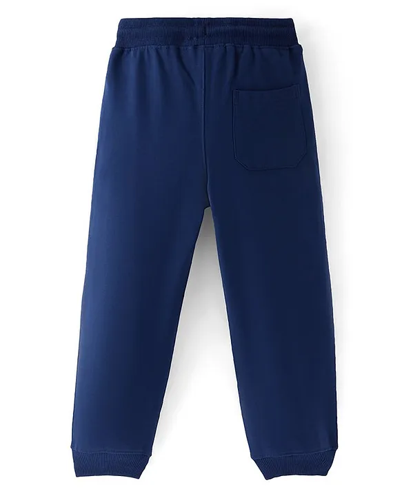 Kids navy blue track pants deals