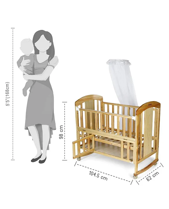 Bassinet 2024 wooden rocker