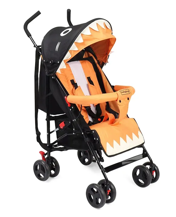 Babyhug Lil Monsta Stroller With Adjustable Leg Rest (No Reclining  Position) - Orange & Black Online in India, Buy at Best Price from