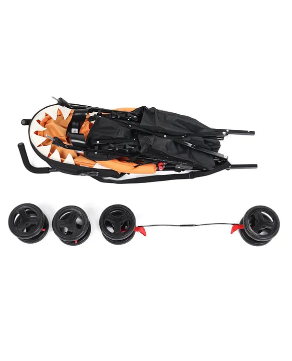 Babyhug Lil Monsta Stroller With Adjustable Leg Rest Orange and Black  Online in Oman, Buy at Best Price from  - 1694965