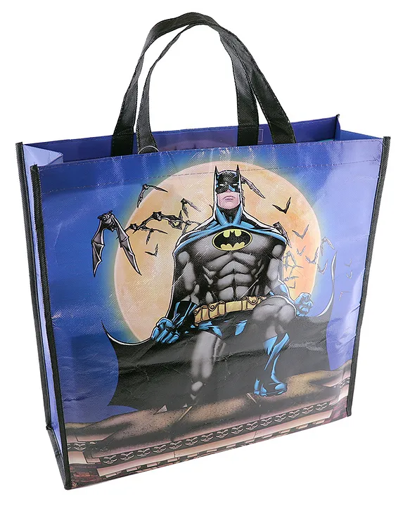 DC Comics Batman Tote Bag Grocery Eco Friendly Bags Reusable Foldable  Shopping Bag Blue for Girls (3-8Years) Online in Bahrain, Buy at   - 1a0c9aebd8ca1