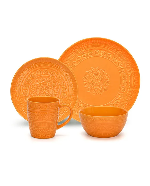 Orange dinnerware 2025