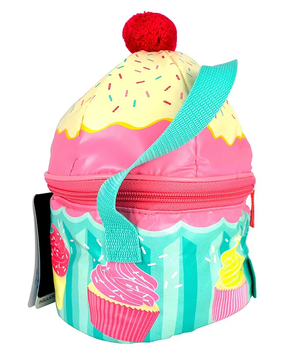 Thermos Cupcake Shaped Insulated Lunch Box Bag Multicolour Padded Handle Zipper Closure for Kids 3 Years Online in Oman Buy at Best Price from FirstCry.om 25120aeb31442