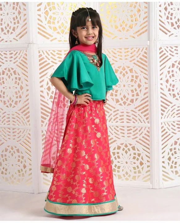 Ethnicset Girls Lehenga Choli Ethnic Wear Embroidered Lehenga, Choli and  Dupatta Set Price in India - Buy Ethnicset Girls Lehenga Choli Ethnic Wear  Embroidered Lehenga, Choli and Dupatta Set online at Flipkart.com