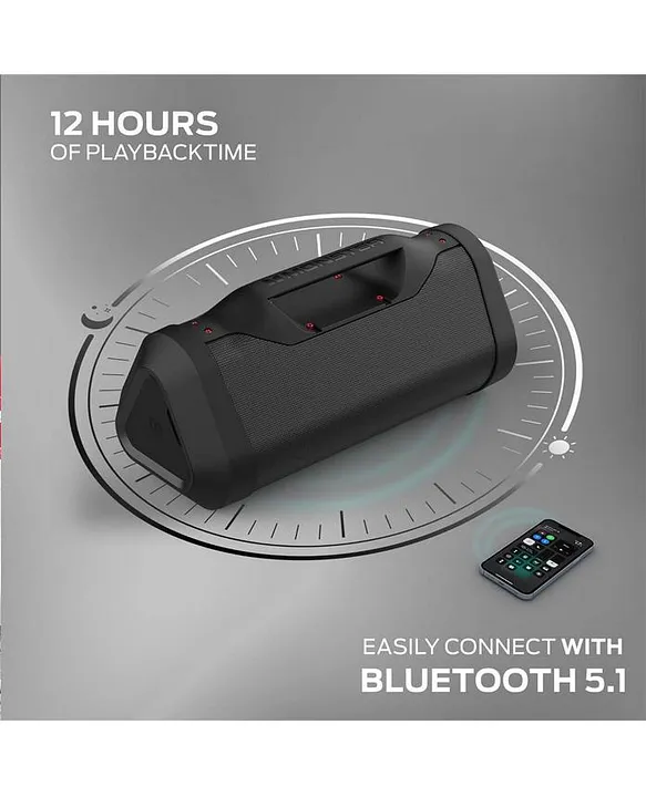 MONSTER Blaster 3.0 Portable Wireless Bluetooth Speaker 120W Rechargeable USB Charge Out IPX5 Water Resistant 47.2 x 19.6 x 21 cm Black Online in UAE Buy at Best Price from FirstCry.ae 284baaeb13c79