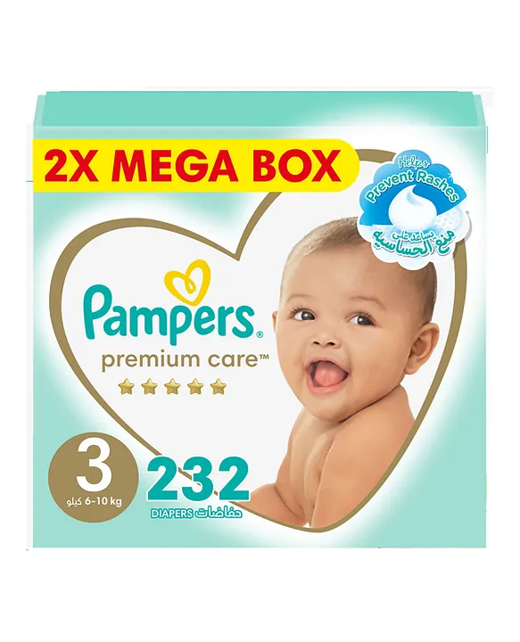 Pampers premium care size 3 cheap mega box