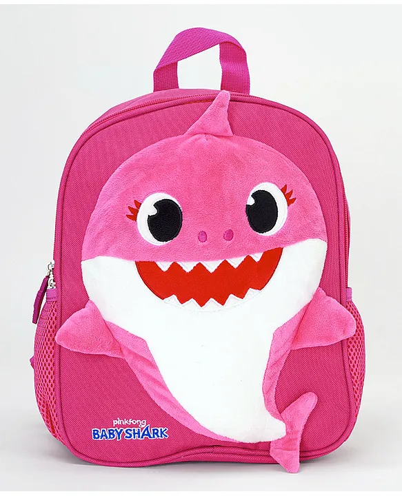 Pink baby shark discount backpack