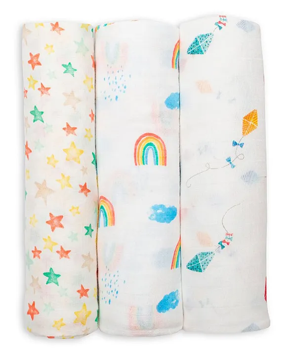 Lulujo cotton muslin store swaddle