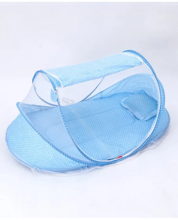 babyhug portable mosquito net with mattress