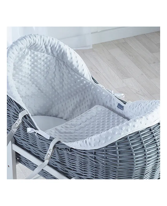 Kinder Valley Grey Pod Moses Basket Handmade Wicker with Soft Honeycomb Bedding WaterResistant Mattress for 06 Months Online in UAE Buy at Best Price from FirstCry.ae 36147aeb5d196