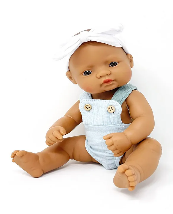 Miniland Hispanic Girl Baby Doll 31.75 cm Articulated Realistic Vinyl Light Vanilla Scent Anatomically Correct for Ages 3 Online UAE Buy Dolls and Dollhouses for 3 10Years at FirstCry.ae 39919ae3fdad5