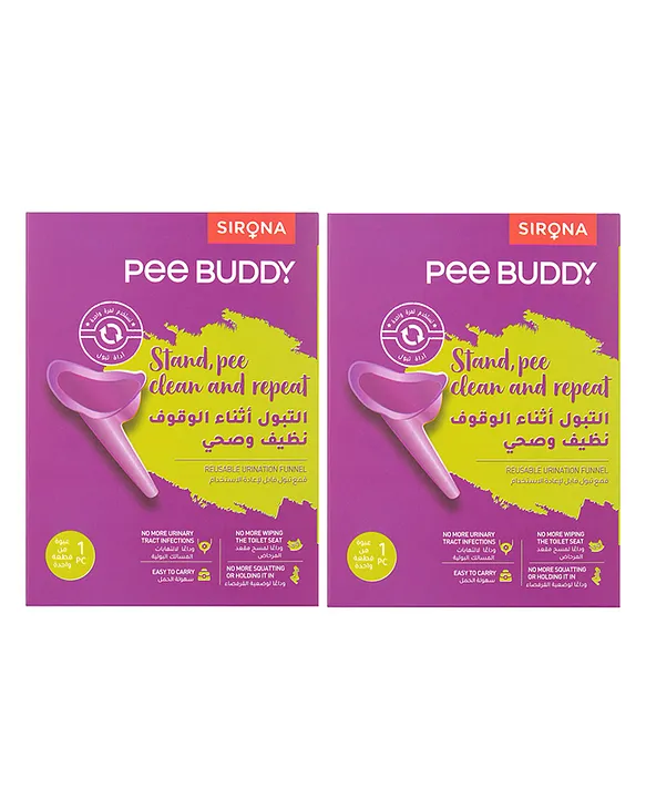 Peebuddy - Reusable Portable Female Urination Device - Pack of 2