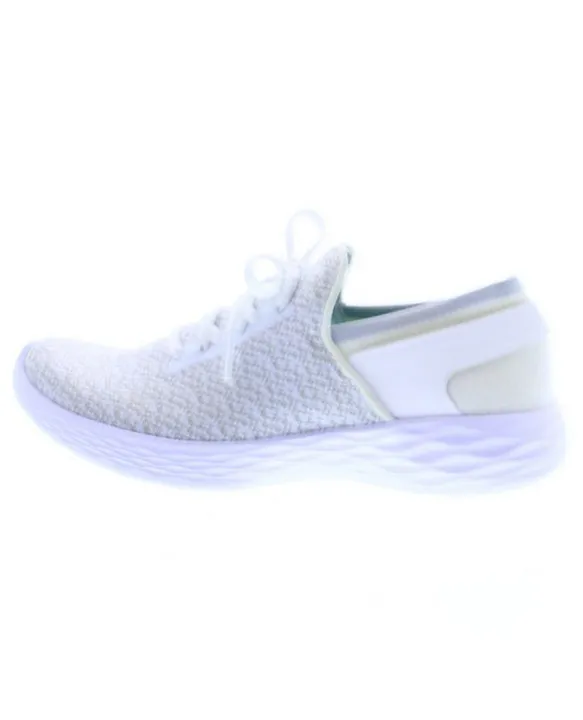 Buy Skechers You Inspire Lace Up Shoes White for Girls 5 5Years Online Shop at FirstCry.om 3f9e6aee30076