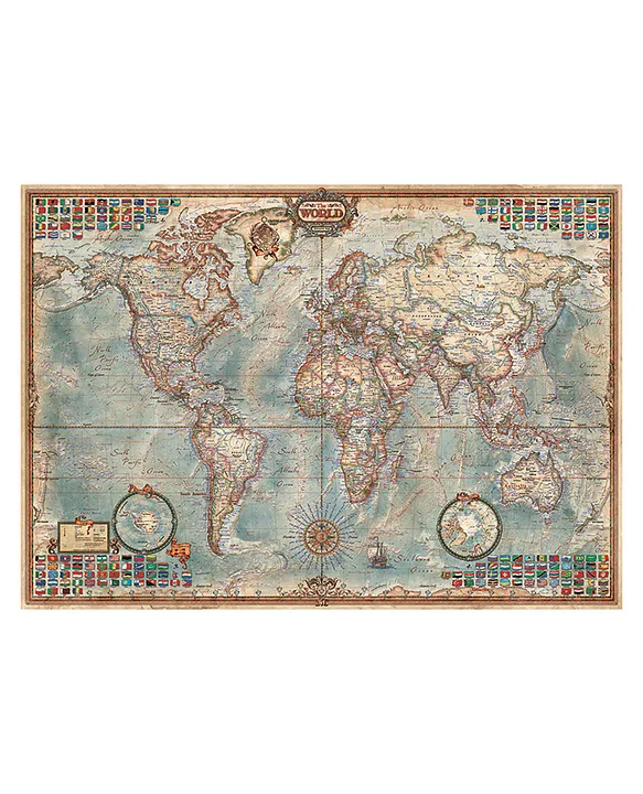 Educa Puzzles Political Map Of The World 1500 Pieces Online Bahrain Buy Puzzle Games Toys For 8 15years At Firstcry Bh 426f8aee4a550