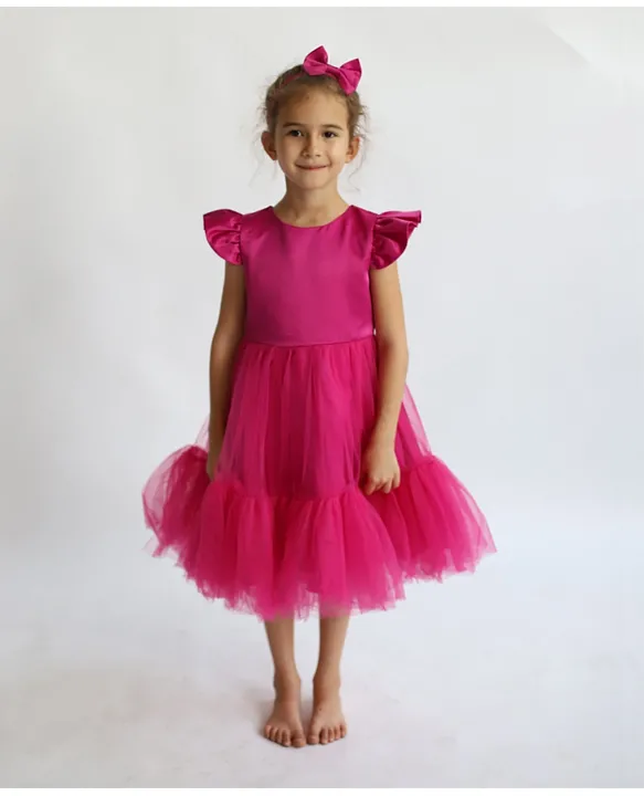 Buy Pastel Kids Dresses | Aqua Blue Dress For Kids – www.liandli.in