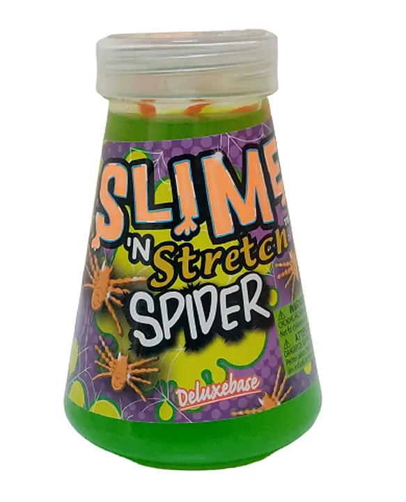 Deluxe Base Slime N Stretch Spider Toy Elastic Green Jelly with Hidden Spider Stim Toy for Kids Party Bag Filler Ages 3 Online UAE Buy Art Creativity Toys for 3 15Years at