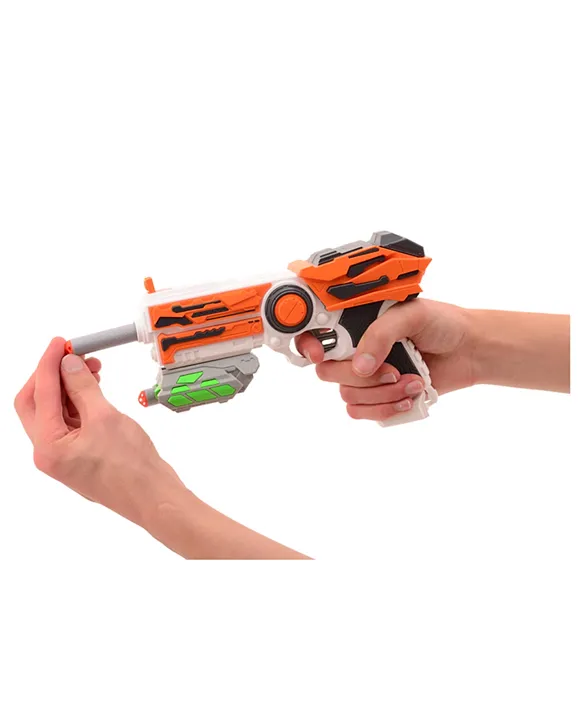 Spielzeugblaster Spielzeugpistole Einzelschusswaffe 6 Darts Tack Pro Blaster 