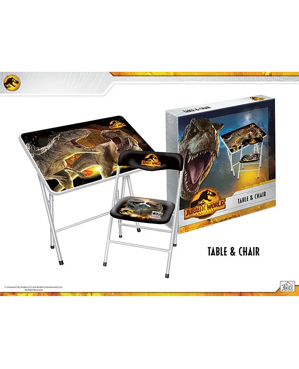 Jurassic World Kids Table Chair Set Activity Study Furniture Perfect for Snack Time Homework Online in UAE Buy at Best Price from FirstCry.ae 48d03ae645114