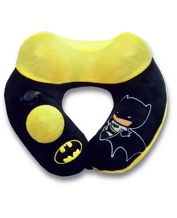 Wellitech Batman Inflatable Neck Cushion with Hood Comfortable Travel Pillow for Kids 4 Years 29cm Online in Oman Buy at Best Price from FirstCry.om 4ddbdae3db924