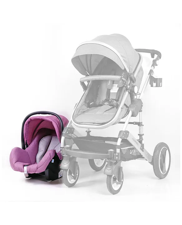 Cynebaby Purple Safety Car Seat with Stroller Adapter 0m 5point Belt Head Side Protection Adjustable Sunshade Online in Oman Buy at Best Price from FirstCry.om 5118eae0359a7