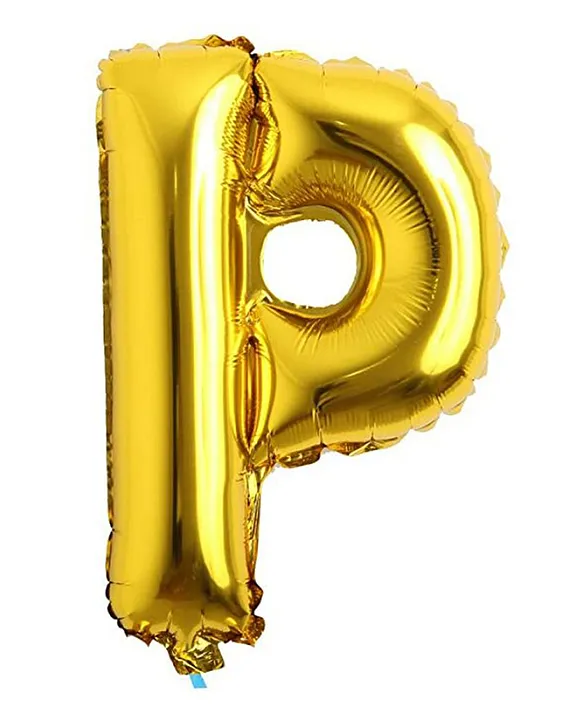 Gold deals alphabet balloons