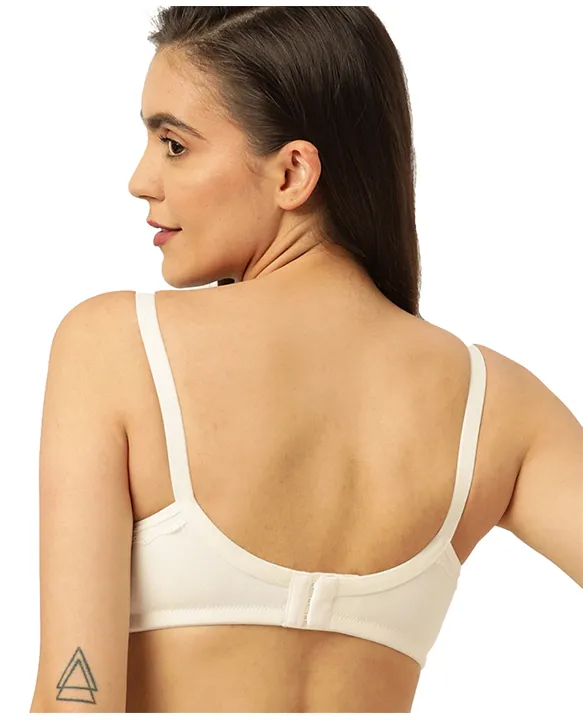 Inner Sense Organic Antimicrobial Laced Triangular Maternity Bra White  Online in Oman, Buy at Best Price from  - 53896ae4095b4