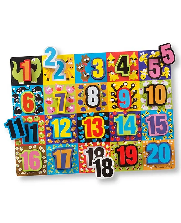 Melissa & Doug Jumbo Numbers Chunky Puzzle 20 Pieces Online UAE, Buy Puzzle  Games & Toys for (3-6Years) at  - 5621eae1195e5