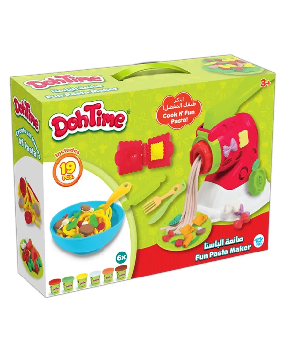 DohTime Fun Pasta Maker Play Dough Set Pack of 19 Online Oman, Buy Art &  Creativity Toys for (3-10Years) at  - 56c1dae3b6524