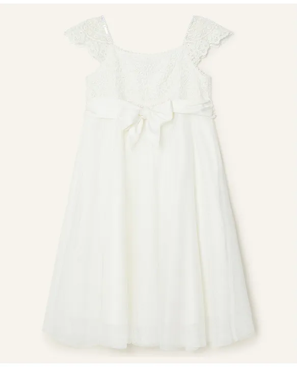 Debenhams girls white outlet dresses