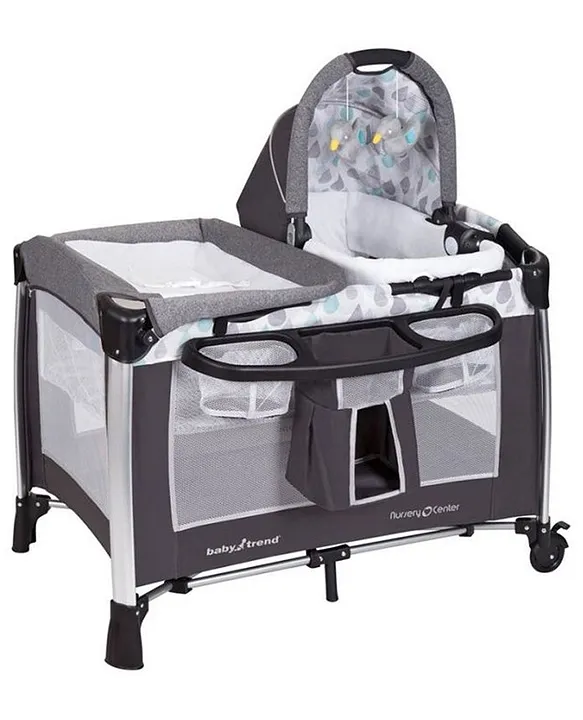 Baby Trend GoLite ELX Nursery Center Drip Drop Blue Portable Bassinet Rocker Compact Lightweight Aluminum Frame 0M Online in Oman Buy at Best Price from FirstCry.om 5cedcaeb73603