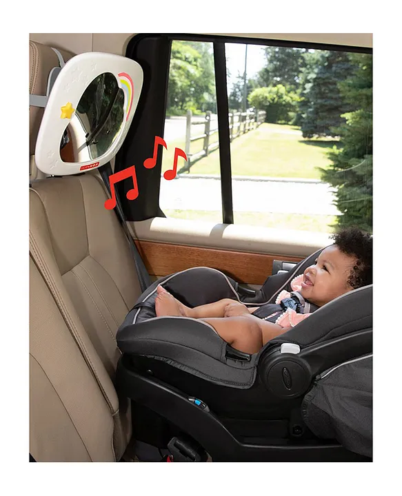 Skip Hop Style Driven Car Mirror for Babies with Soothing Music Lights Remote Control Shatterproof Adjustable Online in UAE Buy at Best Price from FirstCry.ae 5d7d4aedd92e8