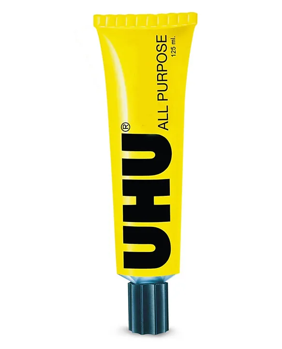 UHU ALL PURPOSE GLUE 20ml BOX EXTRA STRONG CLEAR ADHESIVE [PACK OF 2 TUBES]