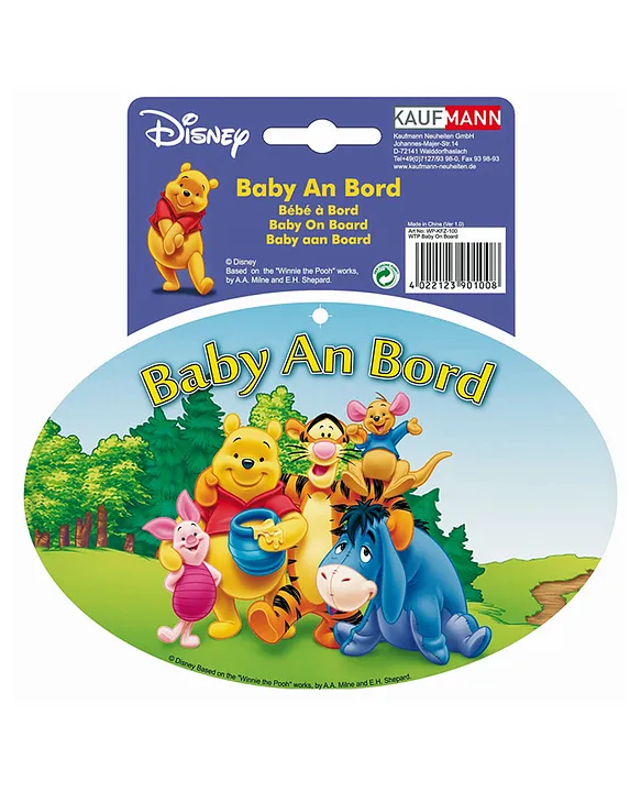 Kaufmann Winnie The Pooh Car Sticker Packed In Polybag With Euro Hole Multicolor Online In Bahrain Buy At Best Price From Firstcry Bh 619fcae384e05