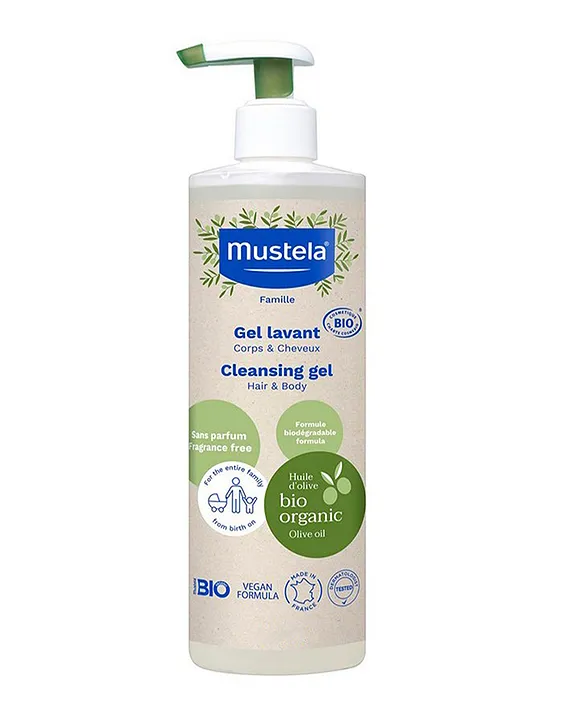 Mustela store cleansing gel