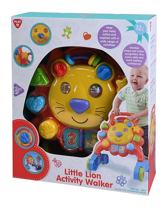 Playgo Little Lion Activity Walker for Babies 12M Multifunctional Shape Sorter Rattle First Steps Aid Colorful and Interactive Online in Oman Buy at Best Price from FirstCry.om 64eefaebfc2a0