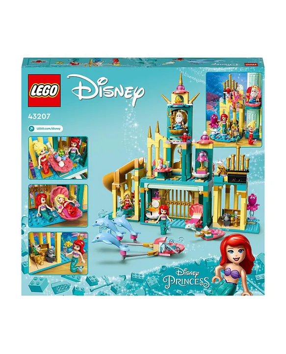 LEGO Disney Ariel's Underwater good Palace 43207 Building Kit Kids Aged 6+ (498 Pcs)