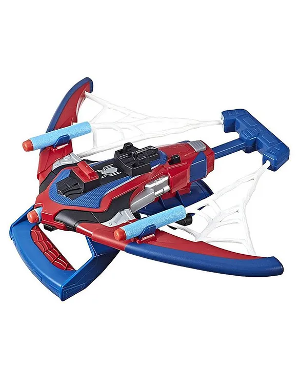 Nerf Marvel SpiderMan Web Shots Spiderbolt NERFPowered Blaster Toy Ages 5 33.02cm Length Online UAE Buy Toy Guns for 5 10Years at FirstCry.ae 6a80eae35b536