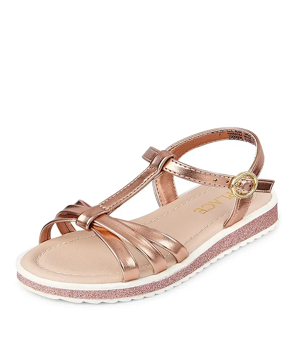 Children's place rose gold shoes online