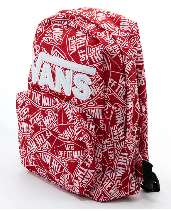 vans red backpack