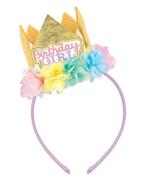 Girls birthday deals headband