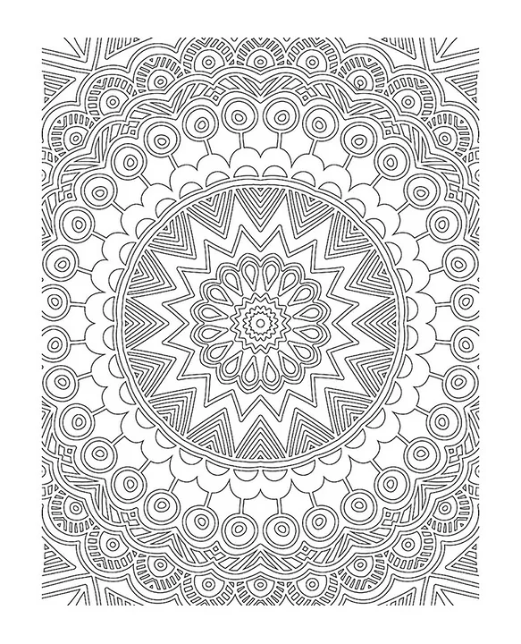 Mandalas Mystery Adult Coloring Books by Colorya - UAE