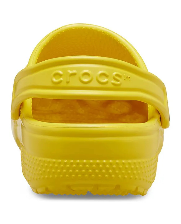 Yellow clogs fashion crocs