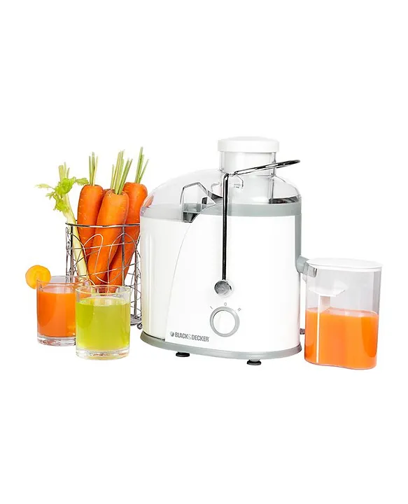 Black and Decker Juice Extractor 1.3L 400W JE400B5 White Online in