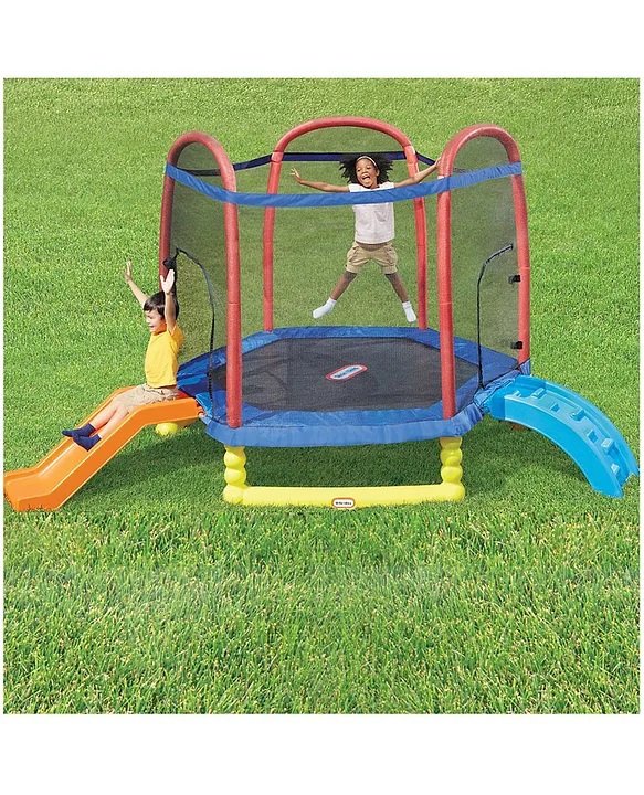 Little tikes climb store and slide trampoline