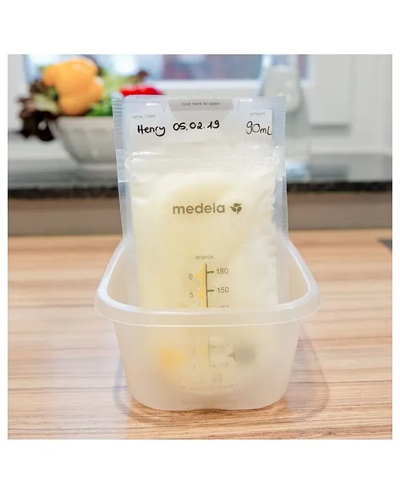 Medela Breast Milk Storage Bags 25 White