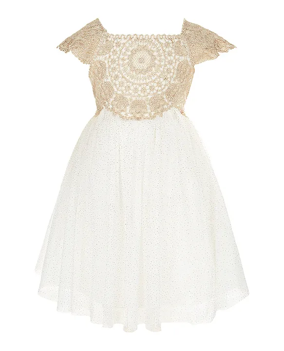 Monsoon baby white store dress