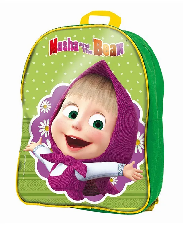 Masha and the Bear Rucksack With Baby Building Blocks Backpack