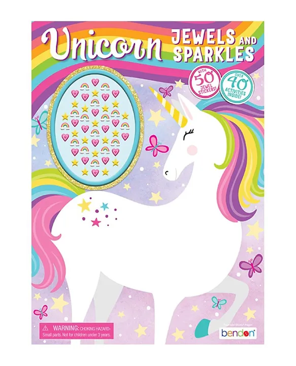 Jewels And Sparkles Activity Book With Jewel Stickers English